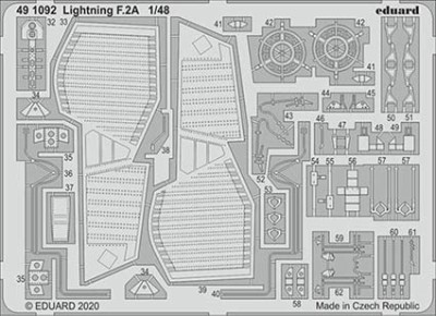 Eduard 491092 SET Lightning F.2A (AIRF)