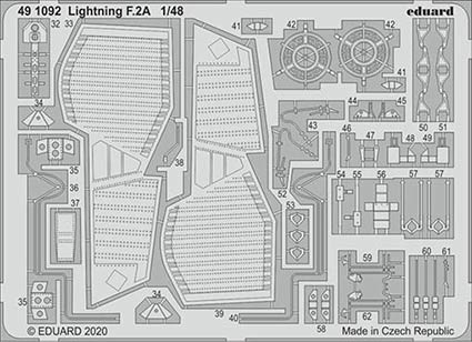 Eduard 491092 SET Lightning F.2A (AIRF)
