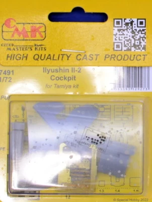 CMK 7491 Ilyushin IL-2 Cockpit set (TAM) 1/72