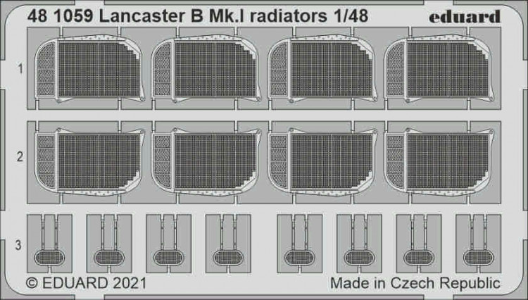 Eduard 481059 SET Lancaster B Mk.I radiators (HKM) 1/48