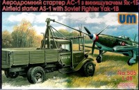UniModel UMM-48505 Airfield starter AS-1 with Soviet Fighter Yakovlev Yak-1B 1/48