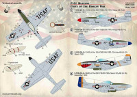 Print Scale 144-022 F-51 MUSTANG in Korean War (wet decals) 1/144