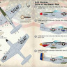 Print Scale 144-022 F-51 MUSTANG in Korean War (wet decals) 1/144