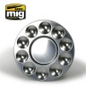 Ammo Mig 8009 Алюминевая палитра 10 ячеек