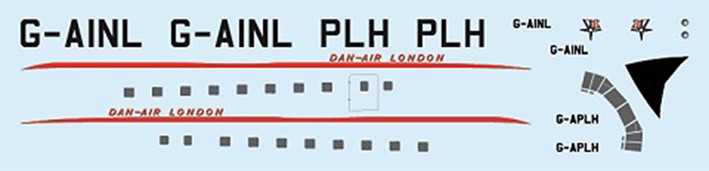 F-rsin Plastic FRP4102 Bristol Freighter Mk.21 - Dan Air 1/144