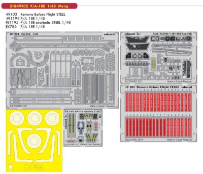 Eduard BIG49302 F/A-18E (MENG) 1/48