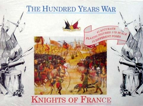 Accurate figures 7207 HUNDRED YEARS WAR FRENCH KNIGHTS 1400 1:72