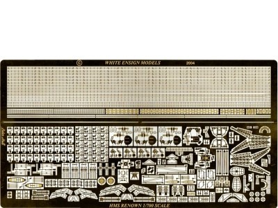 White Ensign Models PE 0747 HMS RENOWN (From WEM kit) 1/700