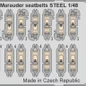 Eduard FE1553 B-26F Marauder seatbelts STEEL (ICM) 1/48