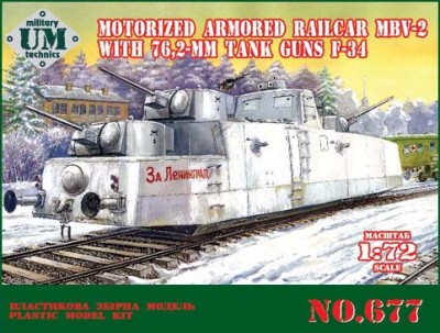 UniModel UMM-72677 МБВ-2 с танковыми пушками Ф-34 1/72