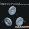 Voyager Model PR35123 WWII German Sd.Kfz.250 /Sd.Kfz.10 Continental Standar Wheels Pattern (For All) 1/35