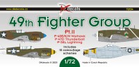 Dk Decals 72134 49th Fighter Group (10x camo) Part II. 1/72