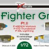 Dk Decals 72134 49th Fighter Group (10x camo) Part II. 1/72