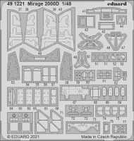 Eduard 491221 SET Mirage 2000D (KIN) 1/48