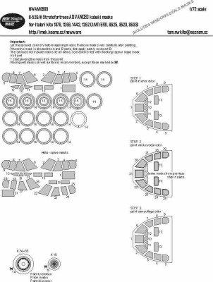 New Ware NWA-M0903 Mask B-52G/H Stratofortress ADVANCED (ITAL) 1/72