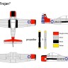 Miniwing Plastic MINI314 North-American T-28A Trojan - Taiwan 1/144