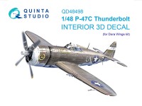 Quinta studio QD48498 P-47С Thunderbolt (Dora Wings) 1/48