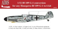 Aims AIMS32P010 Messerschmitt Bf-109G-1 conversion 1/32