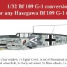 Aims AIMS32P010 Messerschmitt Bf-109G-1 conversion 1/32 Aims AIMS32P010 Messerschmitt Bf-109G-1 conversion 1/32