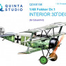 Quinta studio QD48158 Fokker Dr.1 (для модели Eduard) 1/48