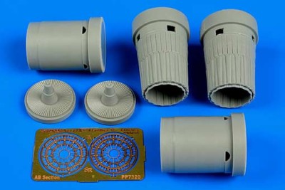 Aires 7320 Su-27SM Flanker B exhaust nozzles 1/72