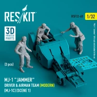 Reskit F32040 MJ-1 'Jammer' Driver&airman team - scene 1 1/32