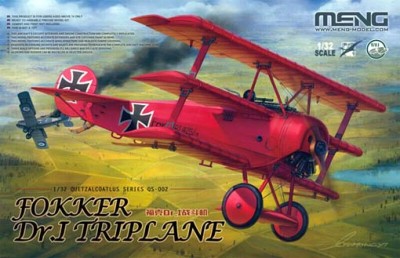 Meng Model QS-002 NEW Fokker Dr. I Triplane 1/32