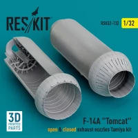 Reskit U32132 F-14A 'Tomcat' open&closed exh.nozzles (TAM) 1/32