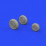 Eduard 648592 BRASSIN 1/48 MiG-19 wheels (EDU/TRUMP)