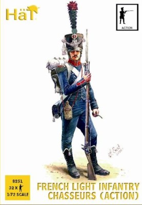 HAT 8251 French Chasseurs in action poses 32 figures per box 1/72