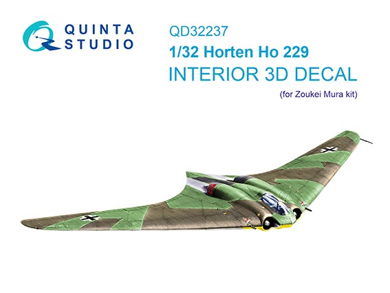 Quinta studio QD32237 Horten Ho 229 (Zoukei Mura) 1/32