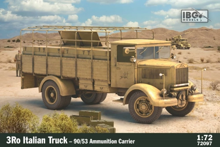 IBG Models 72097 3Ro Italian Truck - 90/53 Ammunition Carrier 1/72