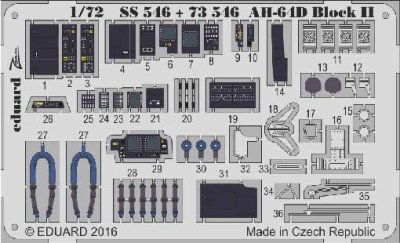 Eduard 73546 AH-64D Block II1/72