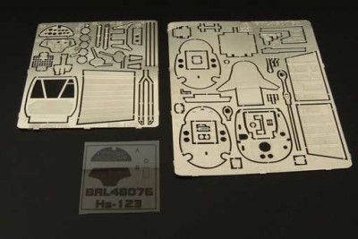 Brengun BRL48076 Hs-123 interior (Esci,Italeri kit) 1/48