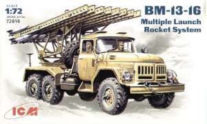 ICM 72814 BM-13 - 16, реактивная система залпового огня на базе Зил-131 1/72