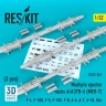 Reskit RS32-0341 Multiple ej.racks A/A37B-6 (MER-7) (3 pcs.) 1/32