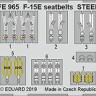 Eduard FE965 1/48 F-15E seatbelts STEEL (G.W.H.)