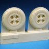 Barracuda Studios BCR48404 Hawker Tempest Mk.V Late Mainwheels - Block Tread 1/48