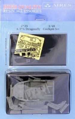 Aires 4723 A-37A Dragonfly cockpit set (MONO) 1/48