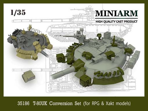 Miniarm 35186 Т-80УК Конверсионный набор 1/35