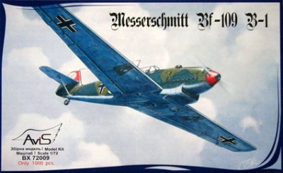 Avis 72009	Bf109B-1