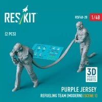 Reskit F48028 Purple jersey refueling team modern 1 (2 fig) 1/48