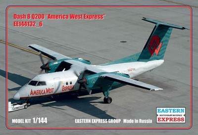 Восточный Экспресс 144132-6 1/144 Dash 8 Q200 American West Express