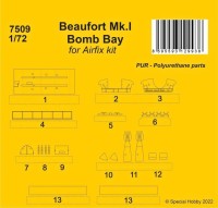 CMK SP7509 Beaufort Mk.I Bomb Bay (AIRFIX) 1/72