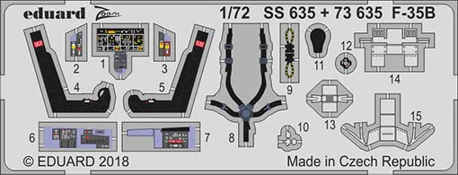 Eduard SS635 F-35B 1/72