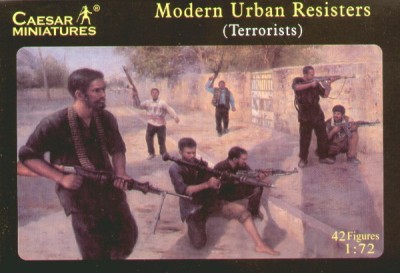 Caesar Miniatures H031 Modern Urban Resisters (Terrorists) 1/72
