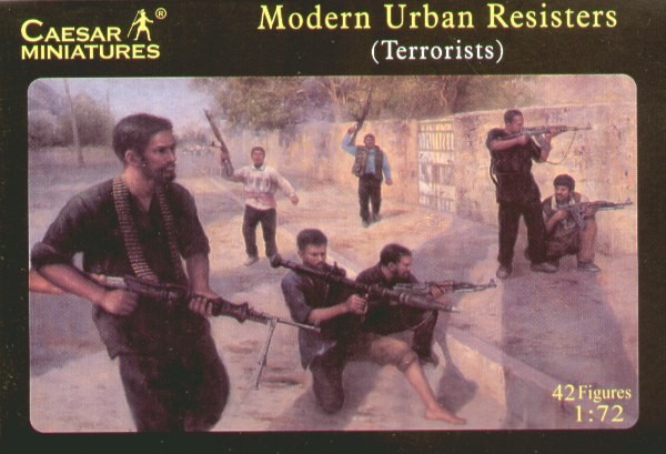 Caesar Miniatures H031 Modern Urban Resisters (Terrorists) 1/72