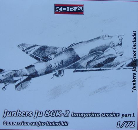 Kora Model C7224 Junkers Ju 86K-2 Hungary Conv.set (Part I) 1/72