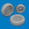 Eduard 6481063 BRASSIN F-5E/F/N wheels (AFV CLUB) 1/48