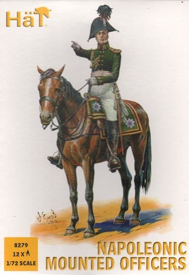НАТ 8279 Mounted Command Napoleonic x 12 mounted figures 1/72